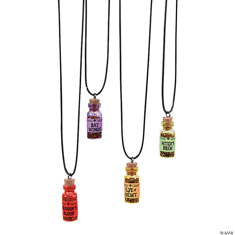 Halloween Potion Necklaces - 12 Pc.