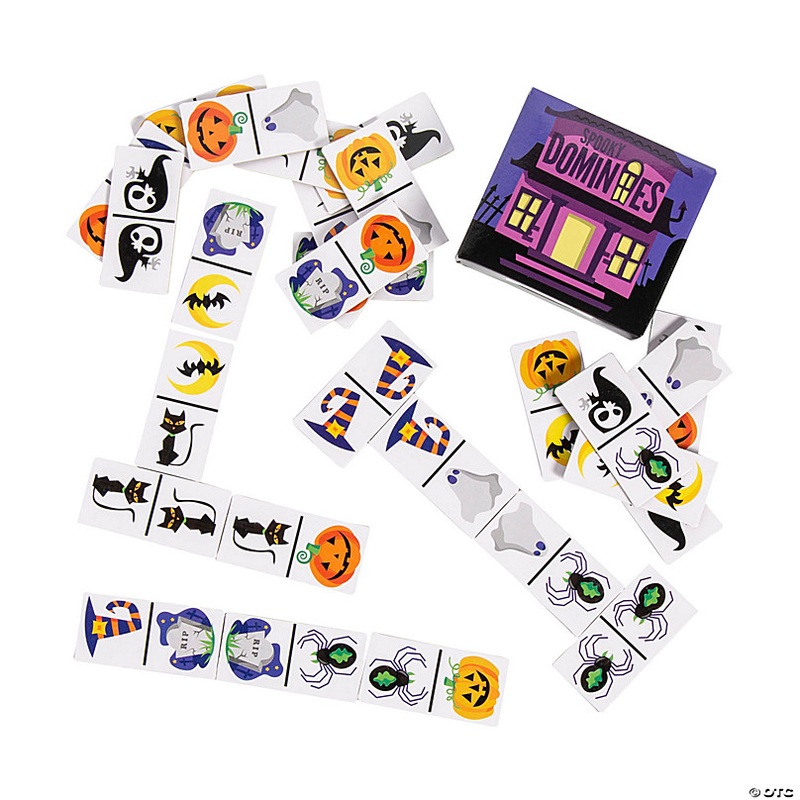 Halloween Spooky Dominoes Games - 12 Pc.
