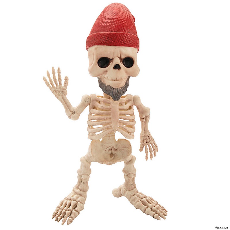 12 Standing Gnome Skeleton Halloween Decoration