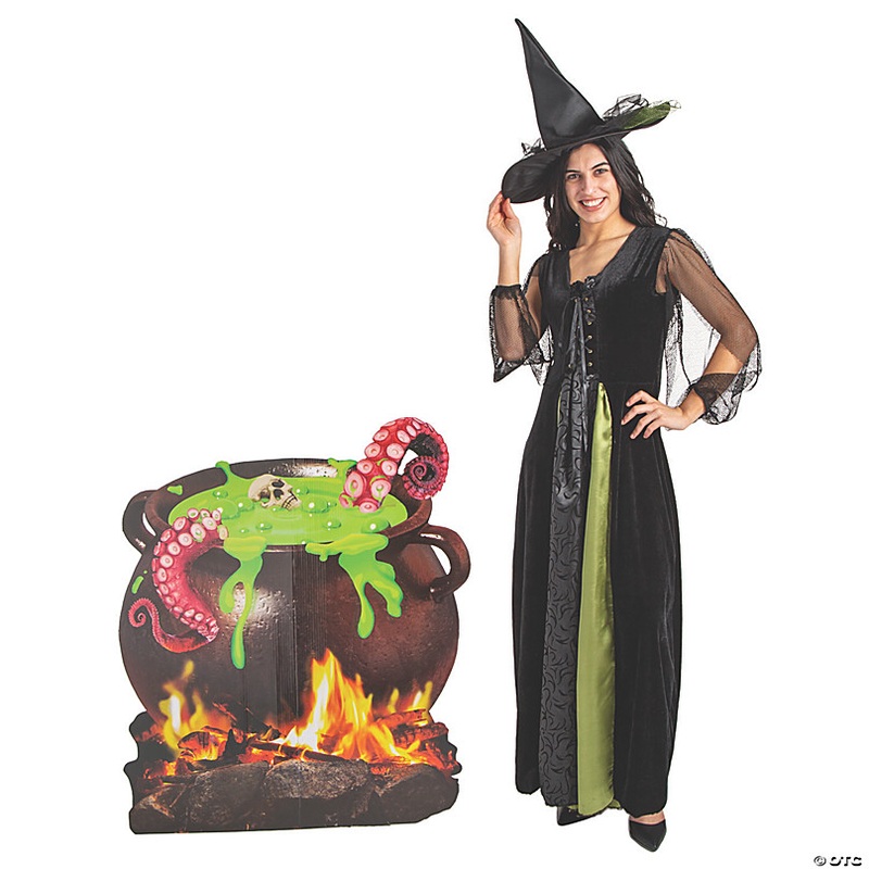 40 Cauldron Cardboard Cutout Stand-Up Halloween Decoration