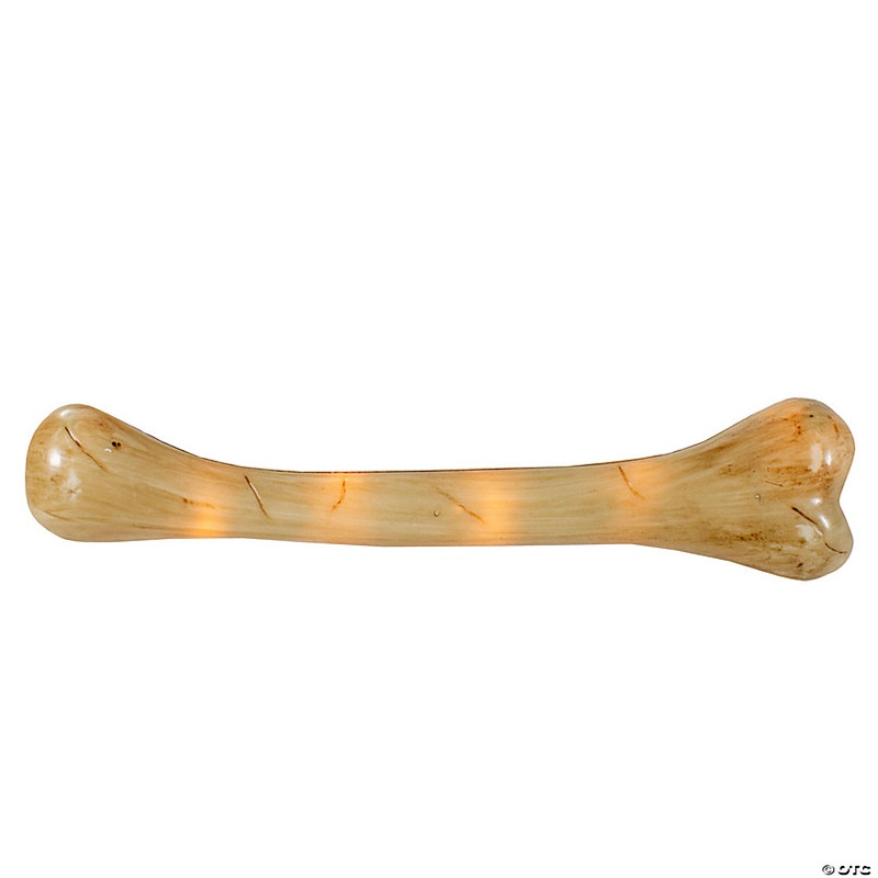 6ct Bone Shaped Halloween Lights - 9.75ft Black Wire