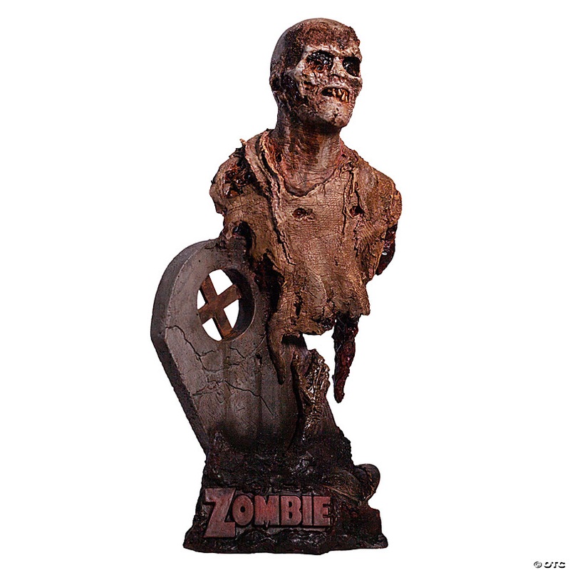 9 Fulcis Zombie Poster Zombie Bust Collectible Tabletop Halloween Decoration