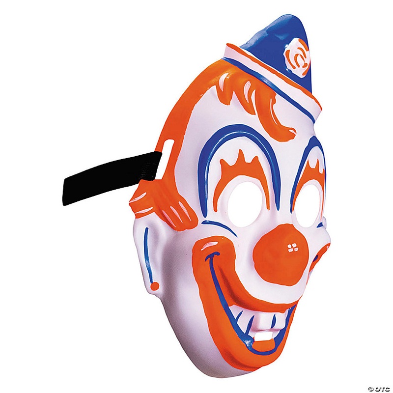Adults Halloween (2007) Young Michael Myers Clown Plastic Mask - One Size