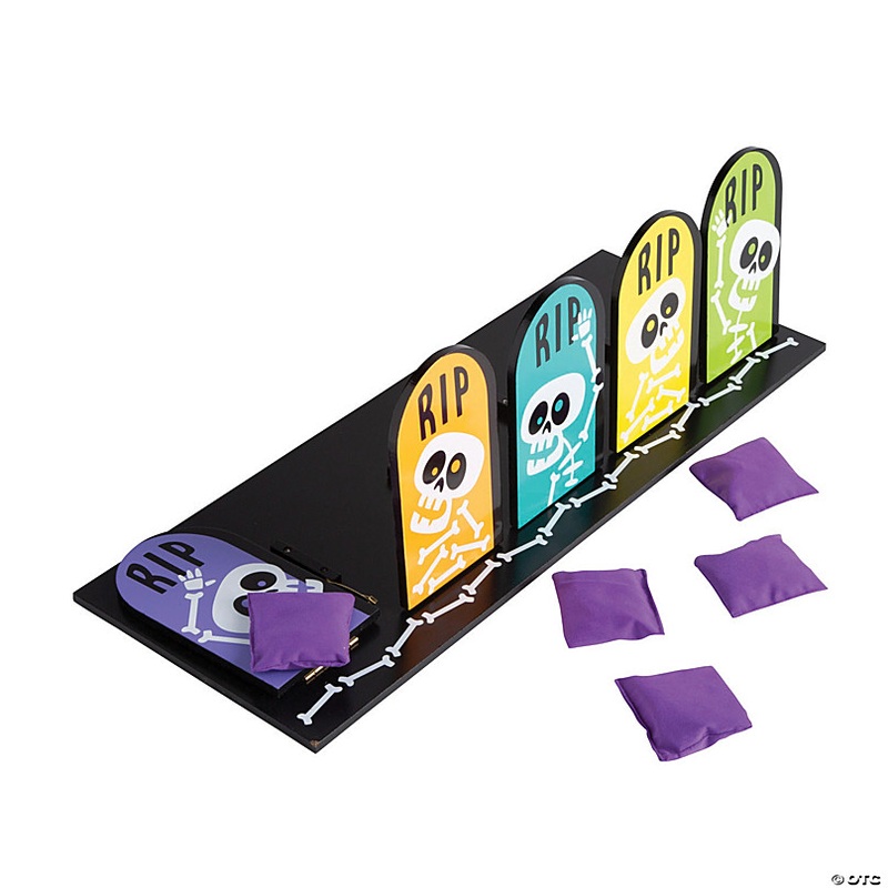 Halloween Skeleton Bean Bag Toss Game