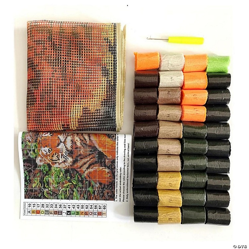 LovelyLust.com Halloween Dogs Rug Making Latch Hooking Kit (Printed canvas)