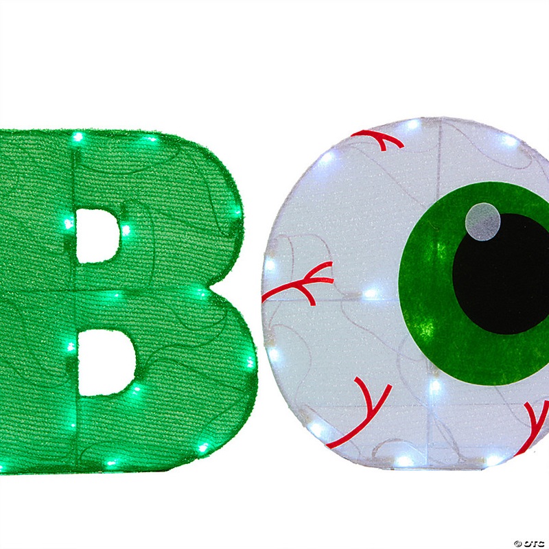 National Tree Company 14 Halloween BOO Sign, LED Lights, UL