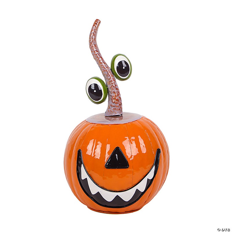 National Tree Company 15 in. Halloween Floating Eyes Metal Pumpkin Decoration