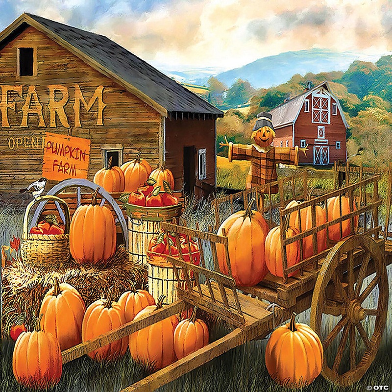 Sunsout Pumpkin Farm 1000 pc  Jigsaw Puzzle