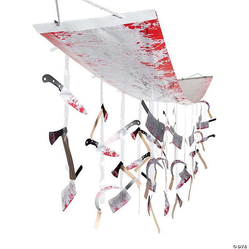 12 Ft. x 12 1/2 Halloween Horror Party Bloody Hanging Ceiling Decoration