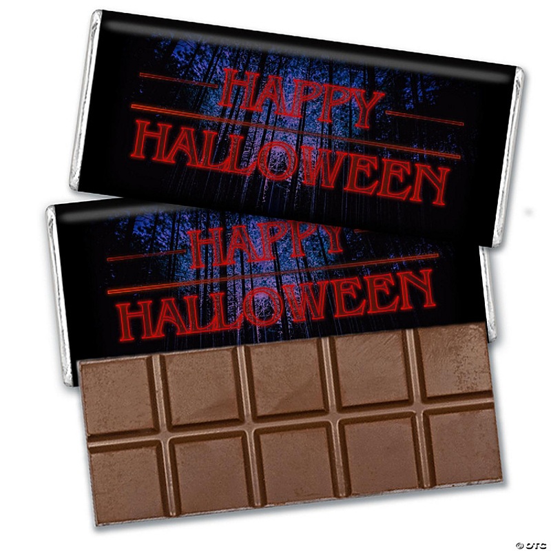 36 Pcs Halloween Candy Party Favors in Bulk Belgian Chocolate Bars - Stranger
