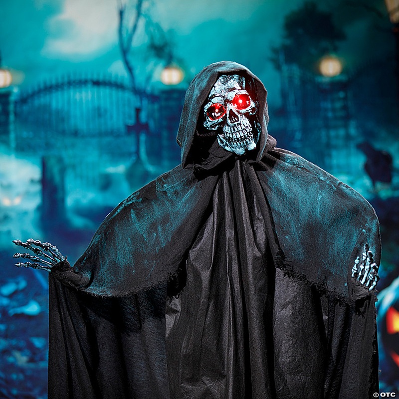5 6 3/4 Skeleton of Death Animated Prop Halloween Decoration