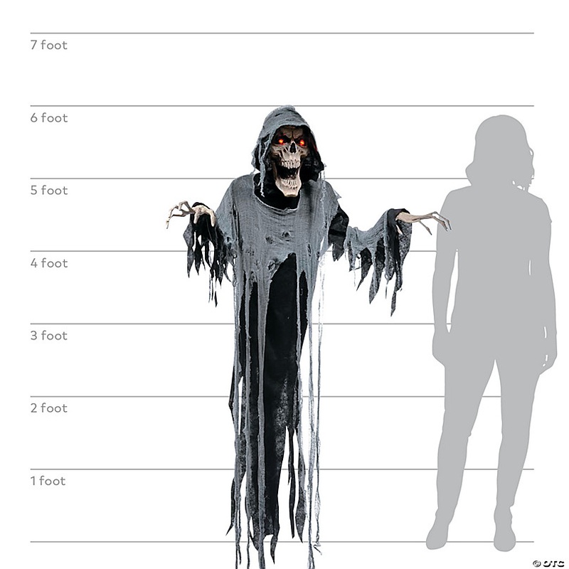 6' Hanging Animated Reaper Halloween Decoration