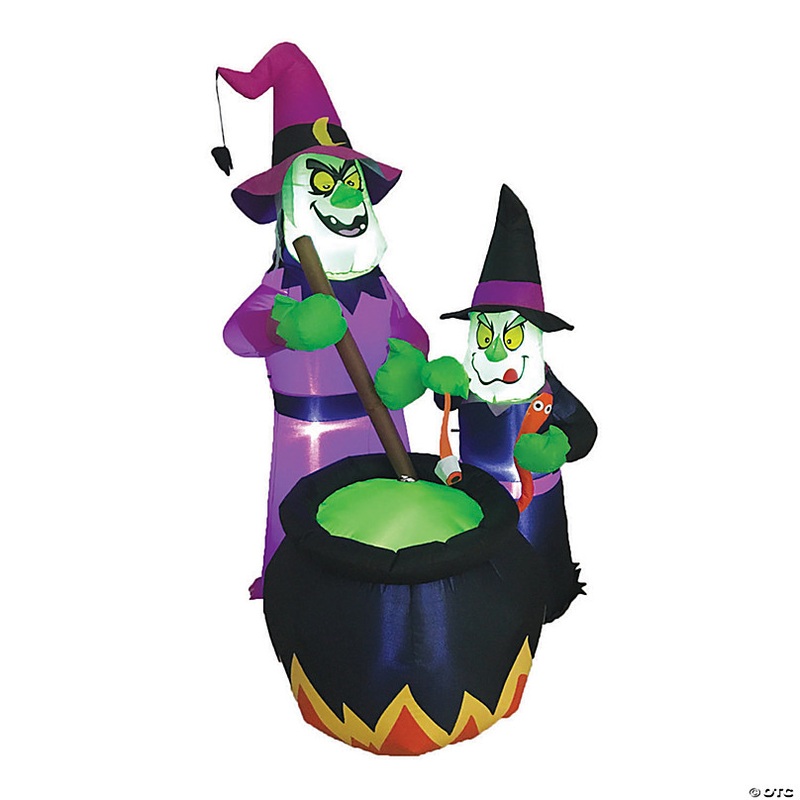 73 Blow Up Inflatable Witches' Brew Halloween Decoration