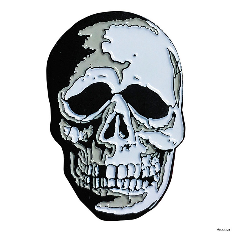 Don Post Studios Skull Full-Color Enamel Pin Costume Accessory