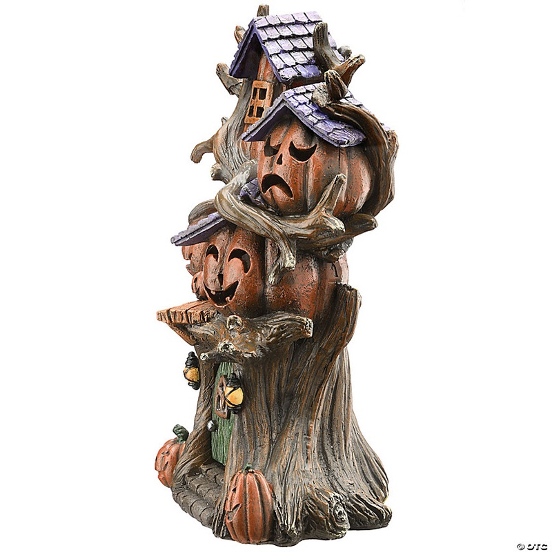 National Tree Company 12 in. Pumpkins Tree House