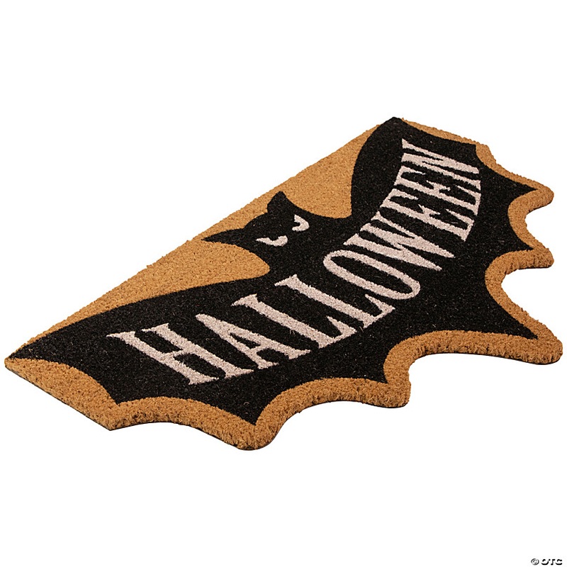 Natural Coir Halloween Bat Shaped Doormat 18 Proper 30