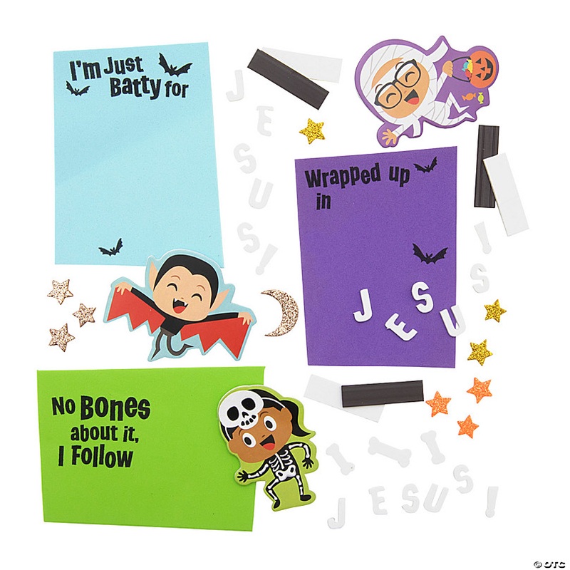 Religious Halloween Little Boolievers Magnet Craft Kit - Makes 12