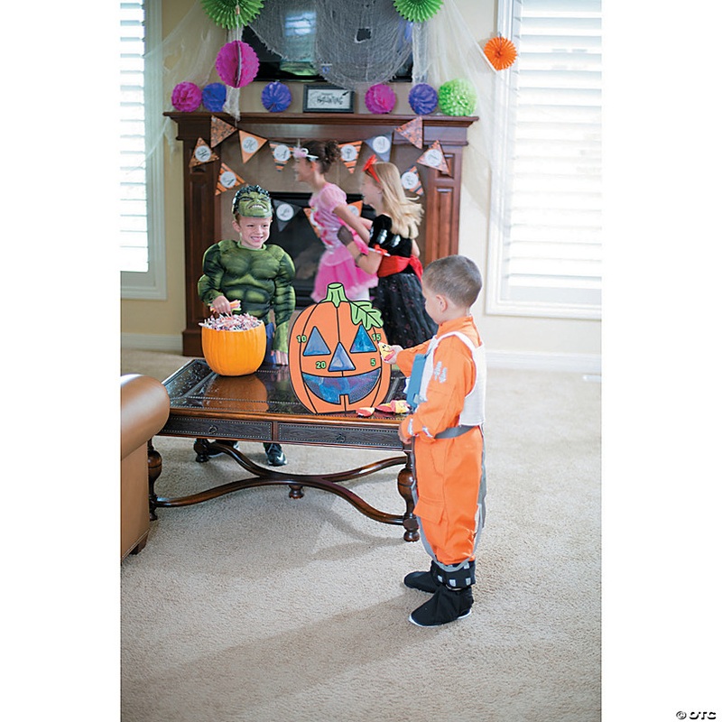 16 x 15 3/4 Halloween Jack-O-Lantern Bean Bag Toss Game - 5 Pc.