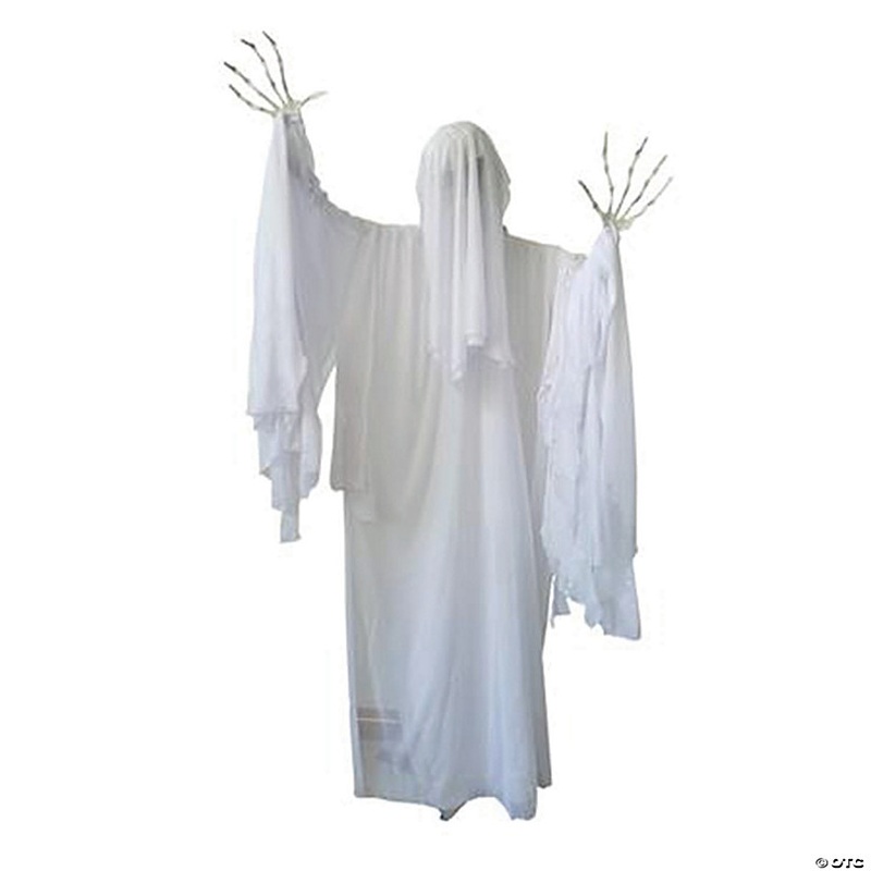 4 Ft. 7 x 5 Ft. 5 1/2 Skeleton Ghost Animated Prop Standing Halloween Decoration