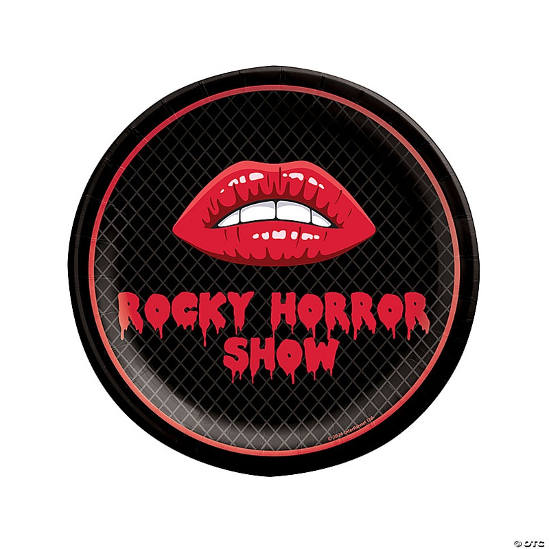 8 1/4 Rocky Horror Picture Show Disposable Paper Dinner Plates - 18 Ct.