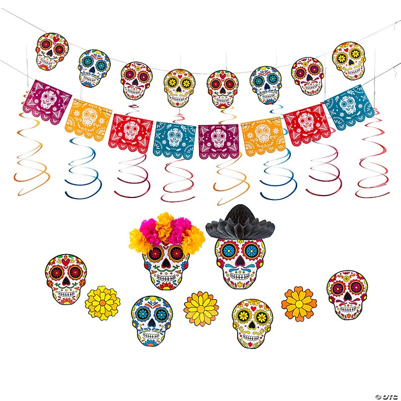 Bulk 19 Pc. Day of the Dead Sugar Skull Decorating Kit