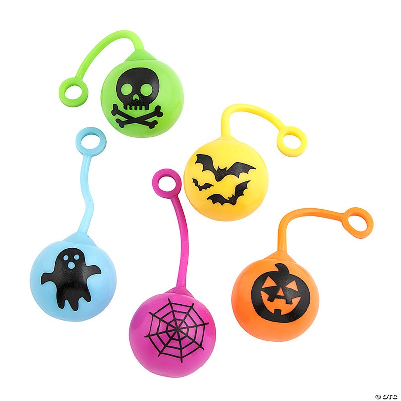 Bulk 50 Pc. Mini Halloween Water Ball YoYos