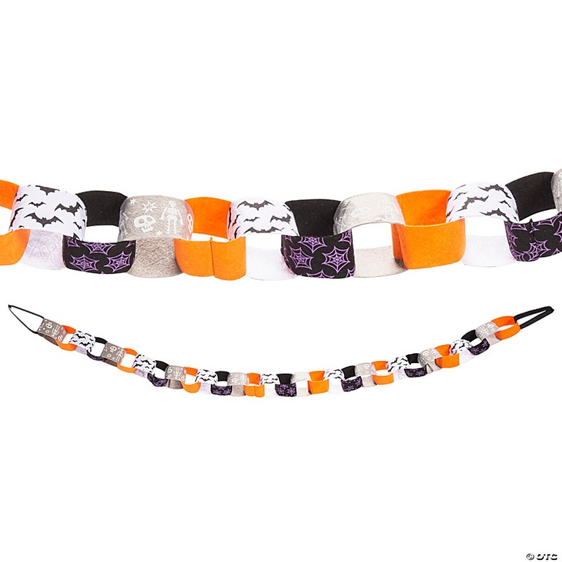 Halloween Felt Chain Link Garland