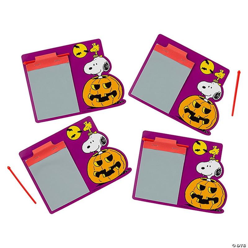 Peanuts Snoopy & Woodstock Halloween Magic Screens - 24 Pc.