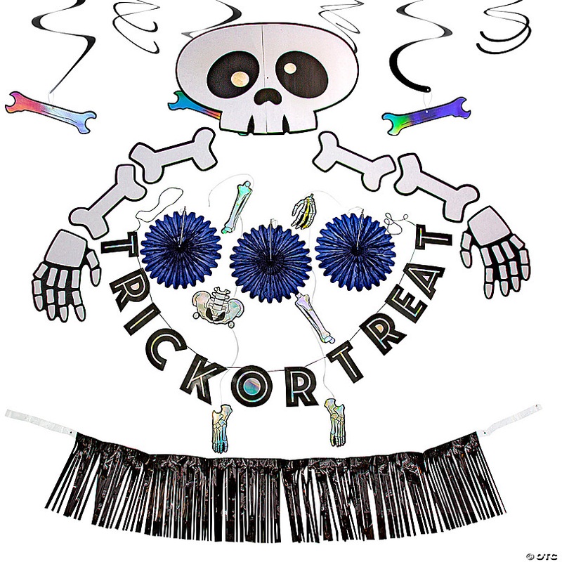Value Skeleton Trunk-or-Treat Decorating Kit - 21 Pc.