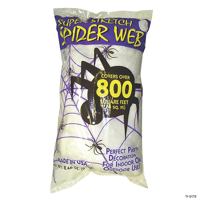 White Spider Web Halloween Dcor