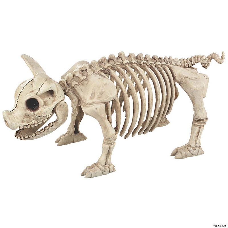 12 Pig Skeleton Halloween Decoration