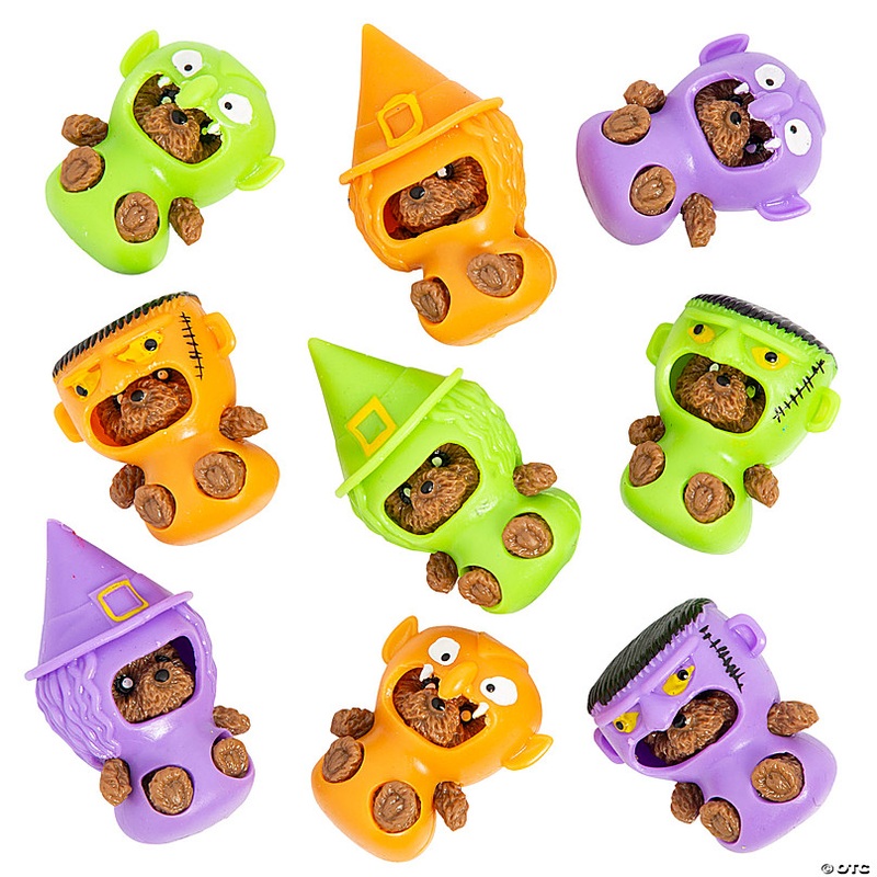 2 1/2 - 3 1/4 Halloween Costume Rubber Bear Characters - 12 Pc.