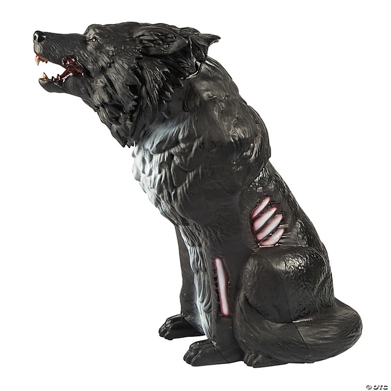 28 Animated Zombie Wolf Halloween Decoration