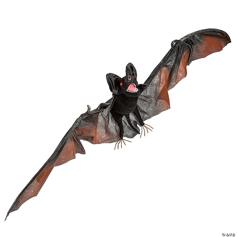 4 Ft. x 14 3/4 Hanging Black Vampire Bat Halloween Decoration