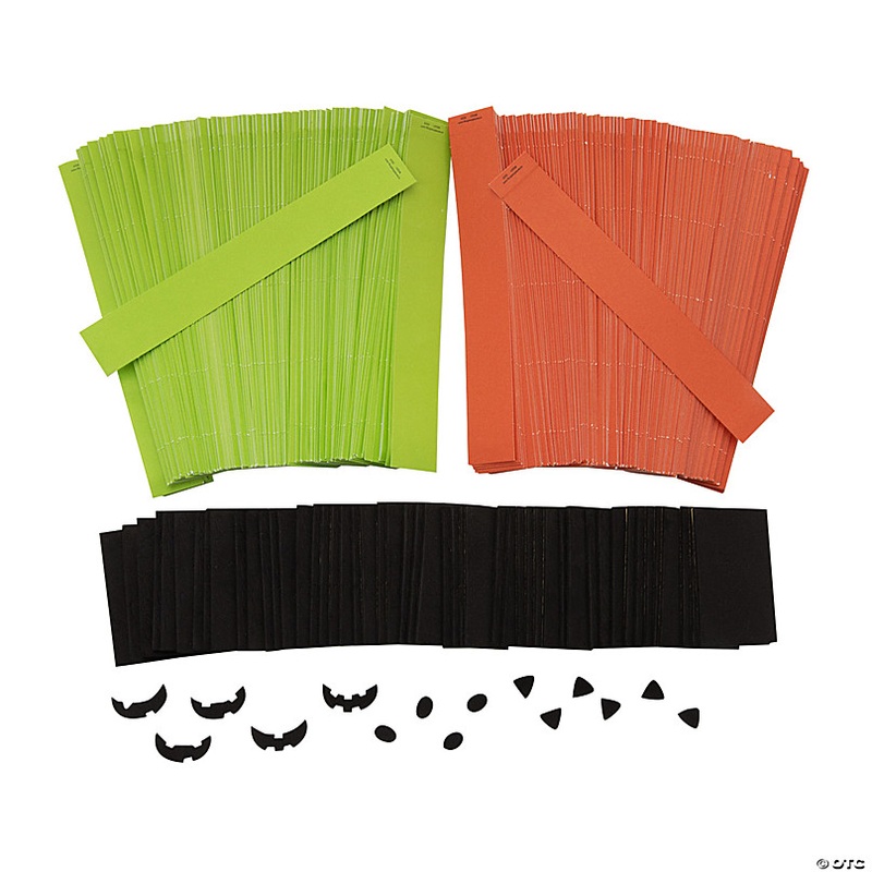 Bulk 500 Pc. Jack-O-Lantern Paper Chains