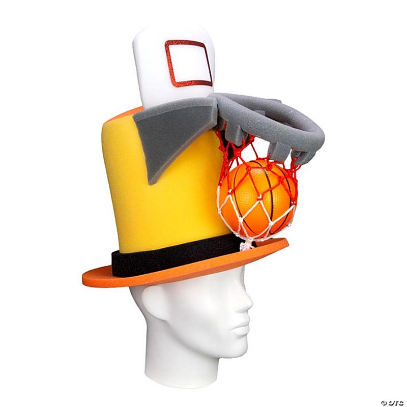 Foam Party Hats Basket Hoop Hat - Photo Booth Prop - Party Favors -Halloween - Crazy Hat Day
