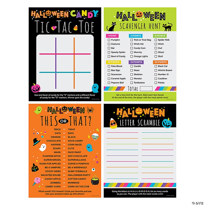 Halloween Family Game Kit for 24