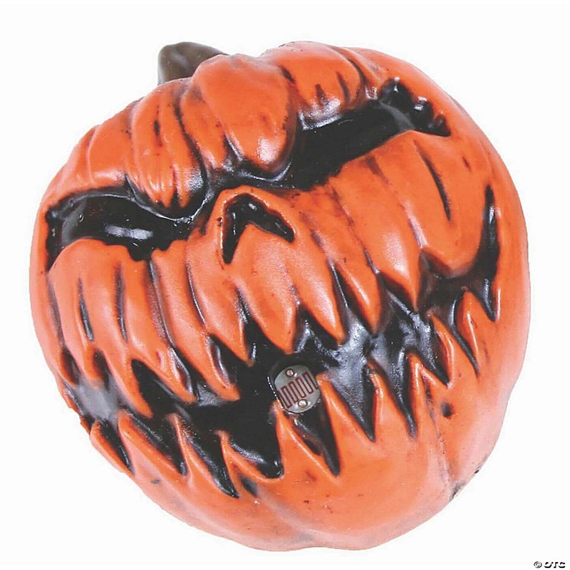 Hidden Screamers Light-Activated Scary Pumpkin Halloween Decoration