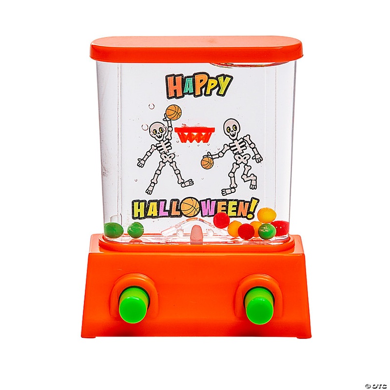 2 1/2 x 3 1/4 Mini Halloween Orange Water Games Set - 12 Pc.