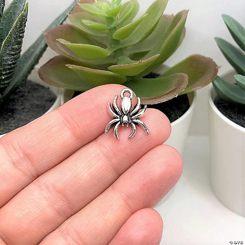 20 Pcs Halloween Hanging Spider Charms