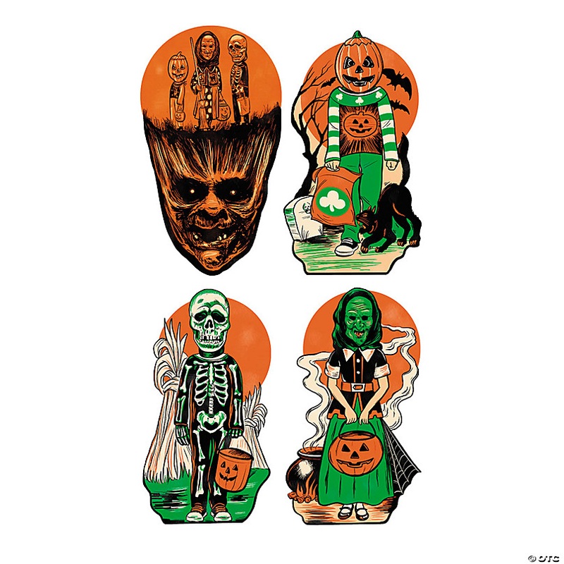 4 Pc. Halloween 3: Season of the Witch Cutout Wall Decorations