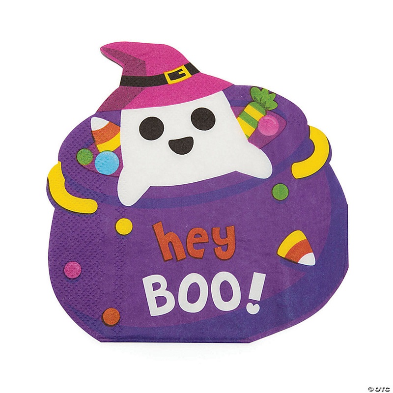 Boo Crew Halloween Party Luncheon Napkins - 16 Pc.