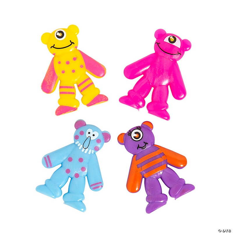 Bulk 48 Pc. Mini Halloween Monster Bears