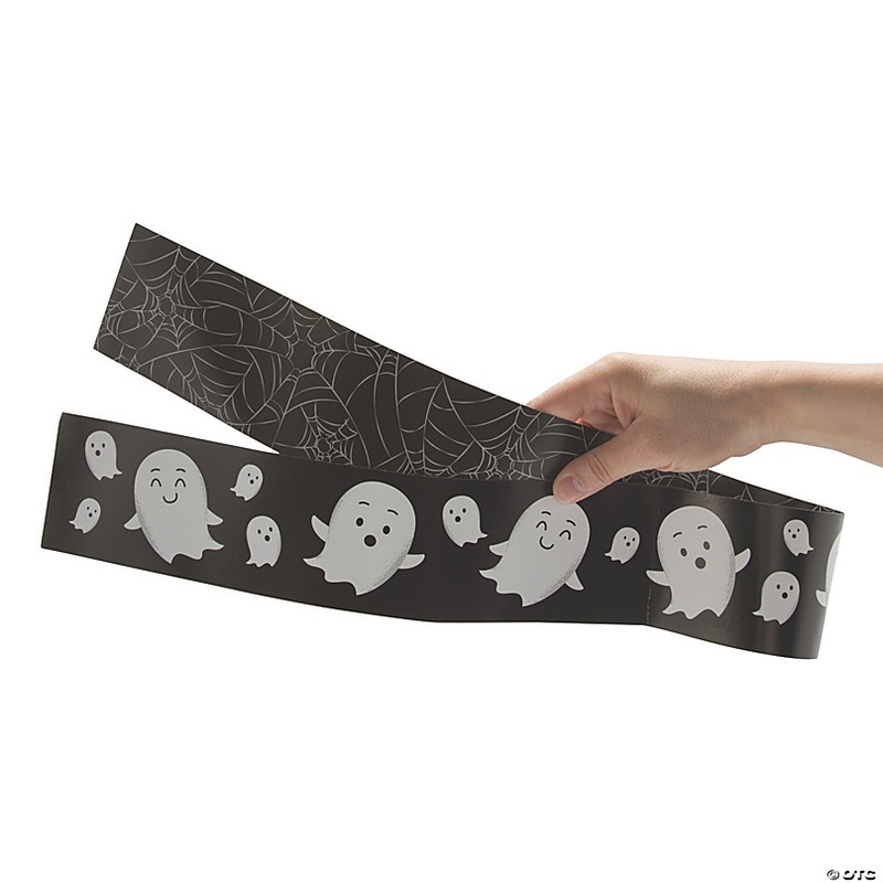 Double-Sided Halloween Bulletin Board Borders - 12 Pc.