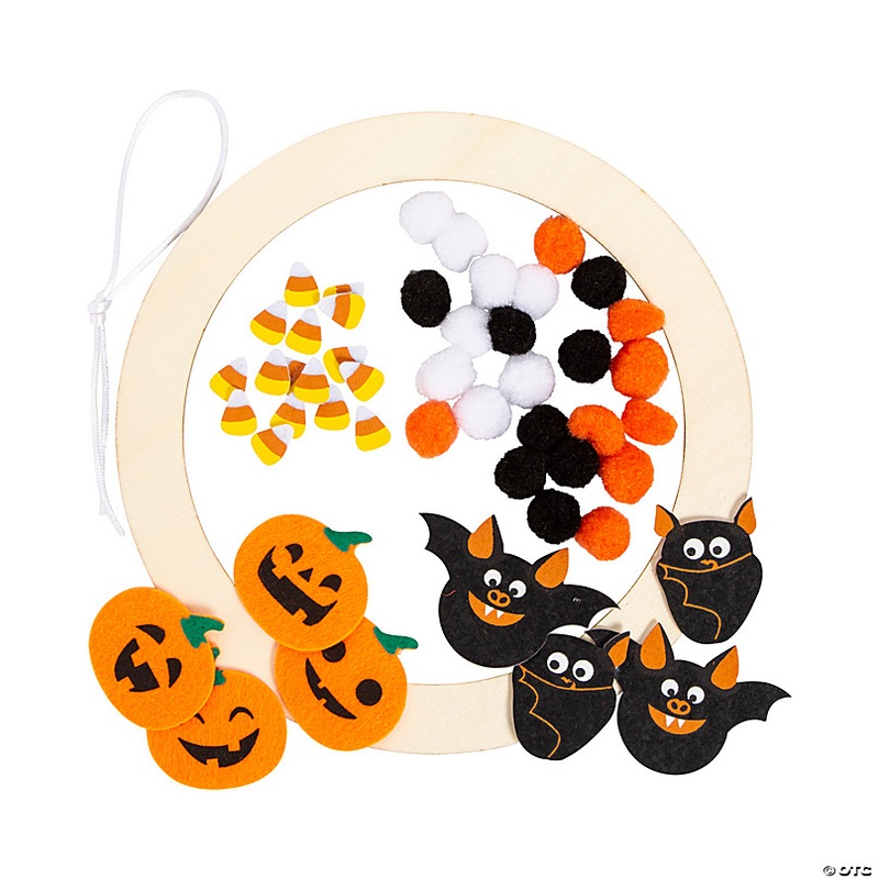 Halloween Wreath Craft Kit - Makes 6