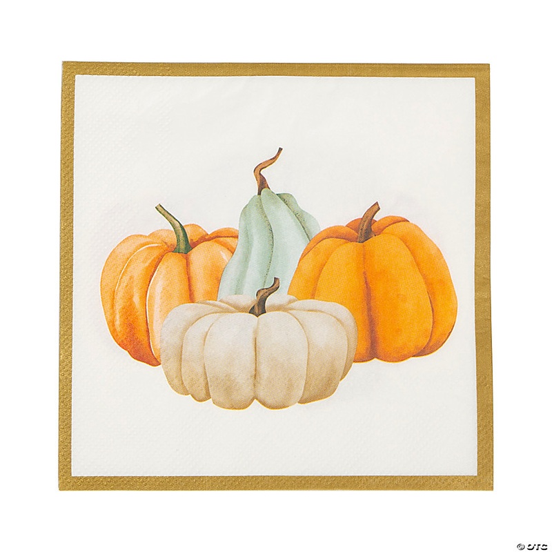 Lil Pumpkin Luncheon Napkins - 16 Pc.