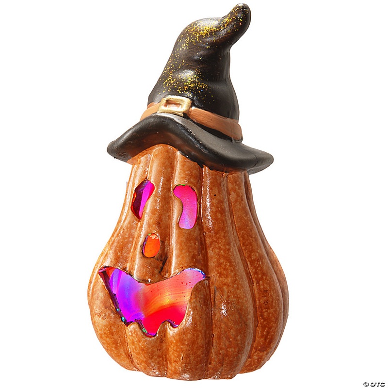 National Tree Company 8 Halloween Jack O' Lantern with LED Lights