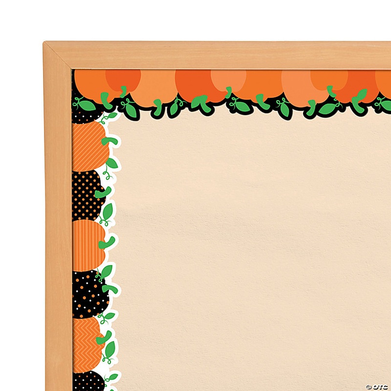 Pumpkin Bulletin Board Borders - 12 Pc.