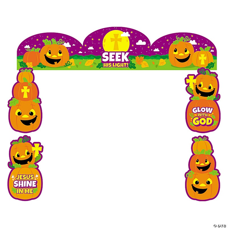 Value Christian Pumpkin Trunk-or-Treat Decorating Kit - 7 Pc.