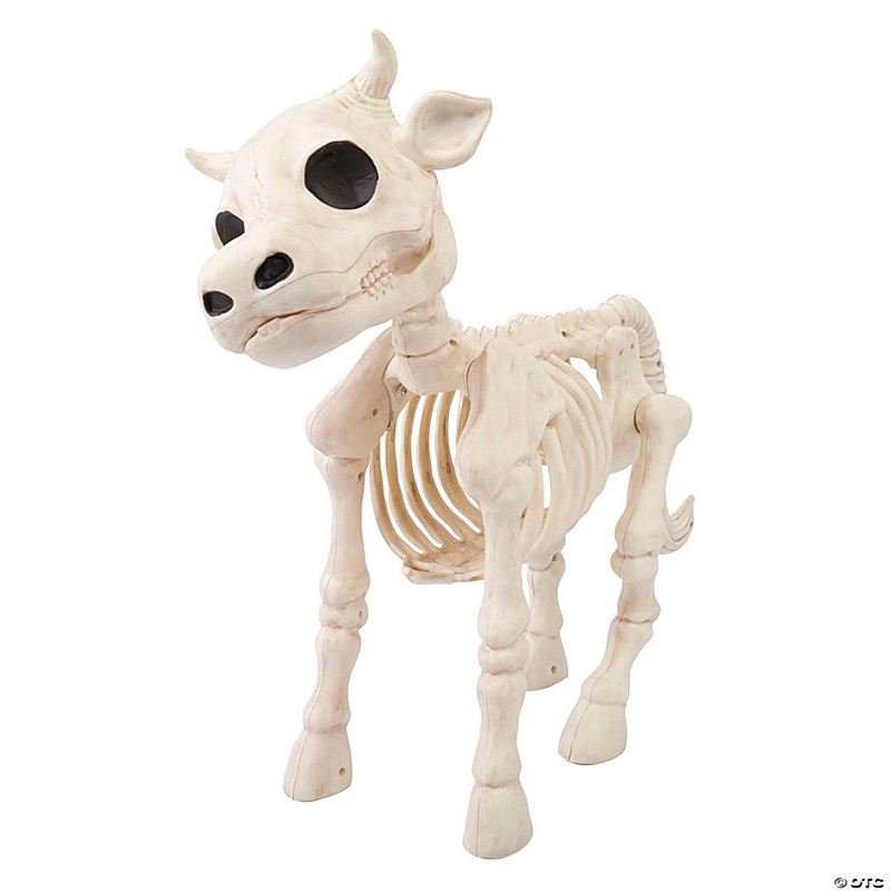23 Standing Cow Skeleton Halloween Decoration